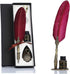 Vintage Carving Feather Pen Set